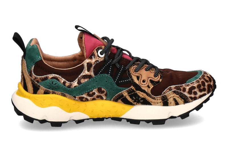 Flower Mountain sneaker YAMANO PONY- brown/ multi