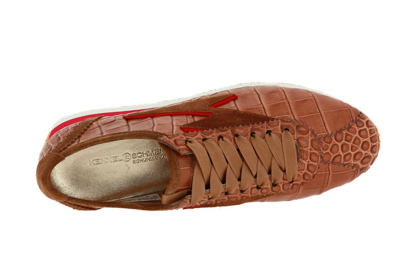 Kennel and Schmenger sneaker STRIKE KROKO CARAMEL KIRSCHE - Size: 38½