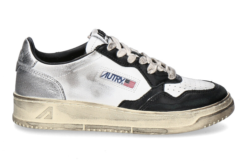 Autry Damen-Sneaker SUPER VINTAGE SV11- white/black/silver