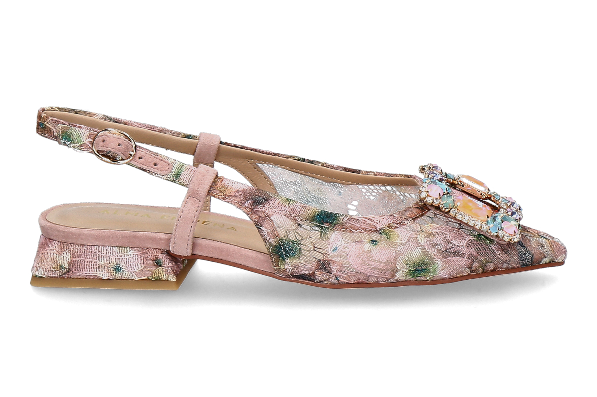 Alma en pena slingback ballerina LAOS PINK- multicolor