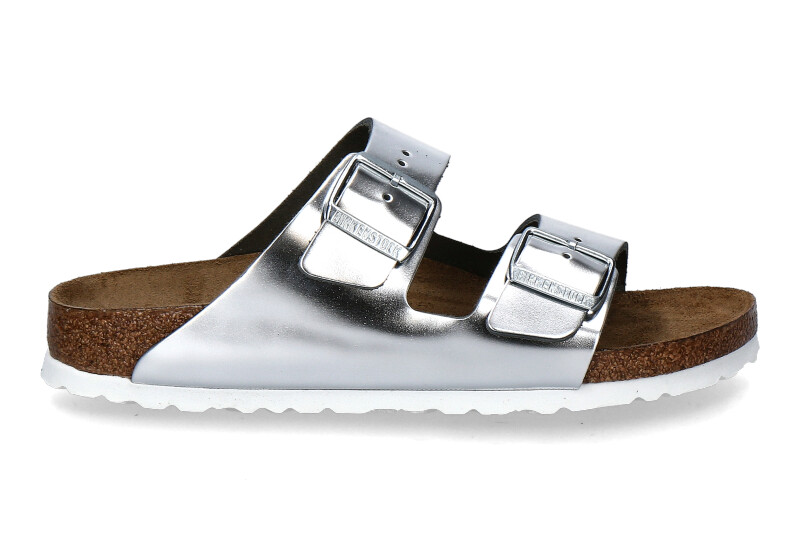 Birkenstock mules ARIZONA SILVER NARROW