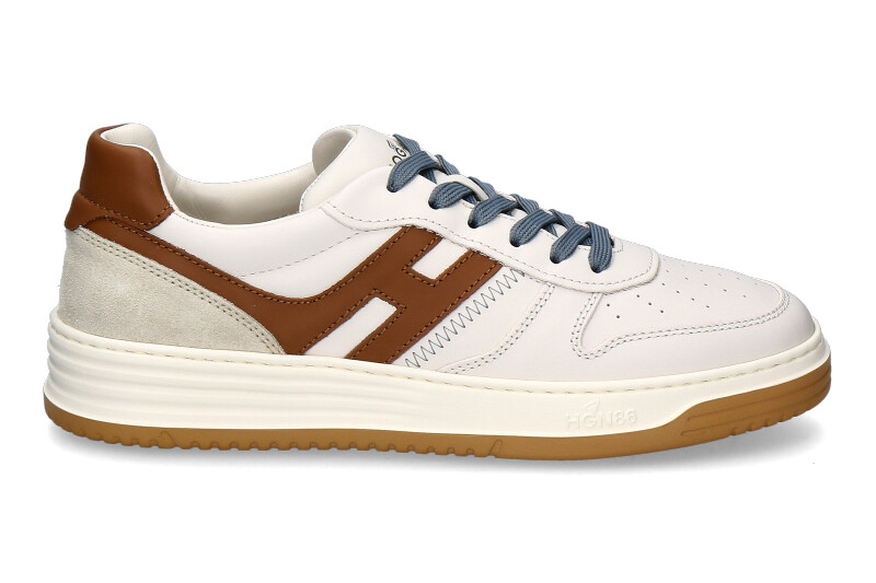 Hogan Herren- Sneaker H630 ALLACCIATO- creme/ cognac