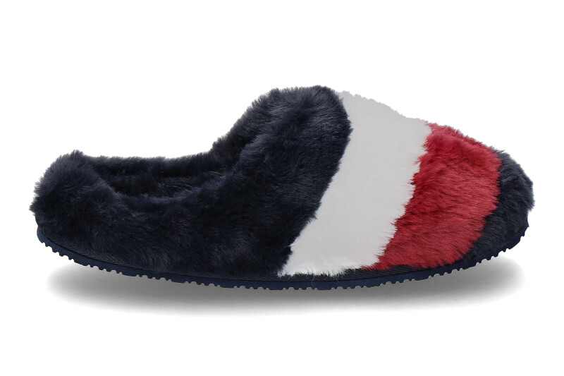 Tommy Hilfiger women's house shoes FLAG FUR HOME SLIPPER