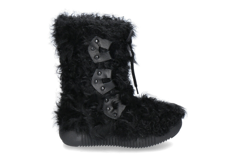 Oscar Sport fur boots ROSITA NERO