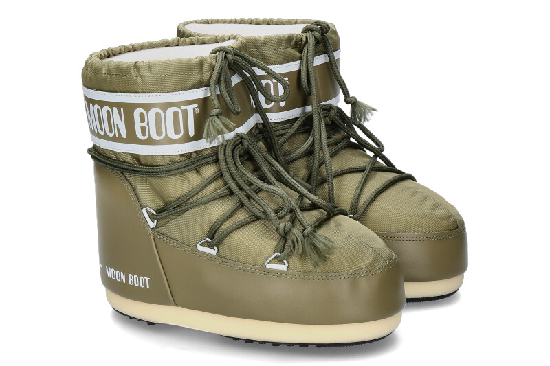 Moon Boot snowboots ICON LOW NYLON KHAKI