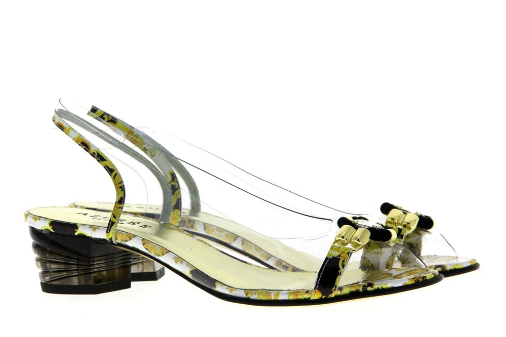 Azuree Cannes sandals NOCHU 84NC VERNIS FOULA NOIR