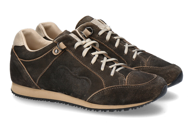 Meindl sneaker BELLEVILLE ANTIKBRAUN VELOUR CAPRA