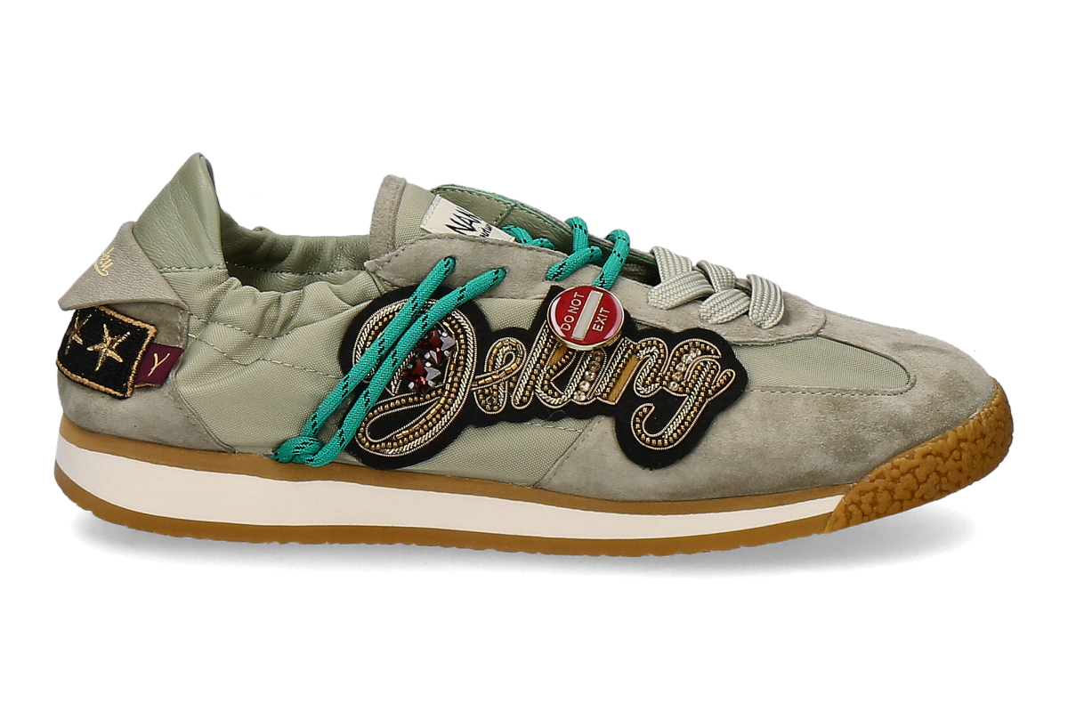 Nan-Ku Couture women's- sneaker EDX- green