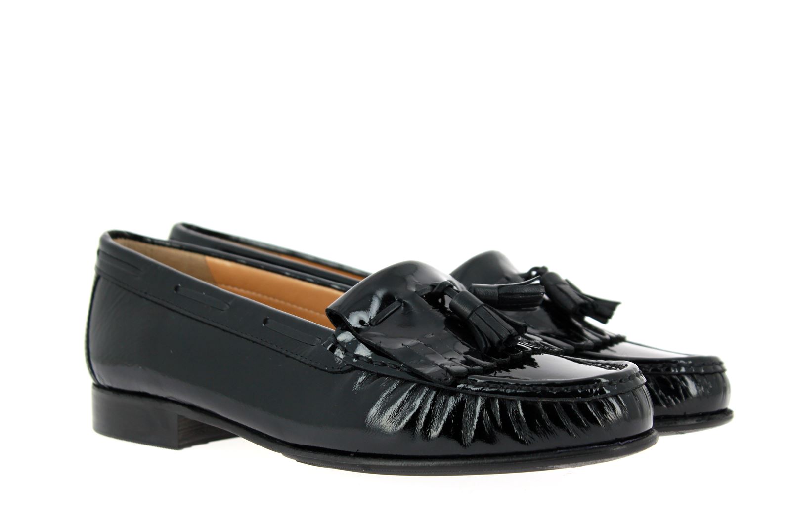 Gardenia Moccasins LACK NERO
