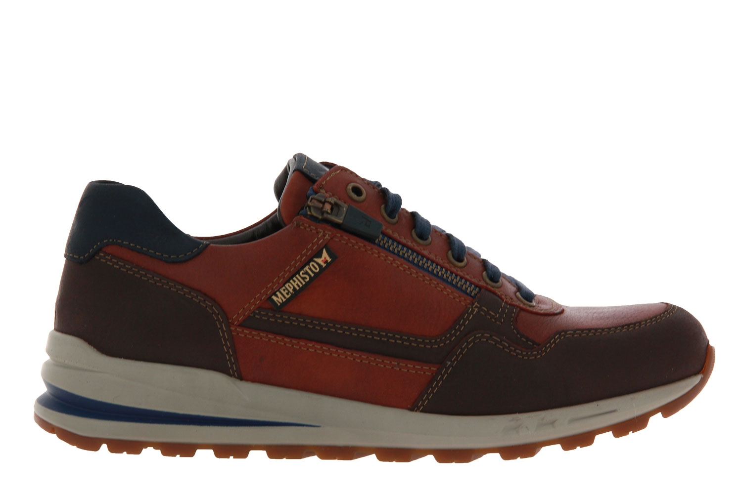 Mephisto sneaker BRADLEY VELOURSPORT DARK BROWN