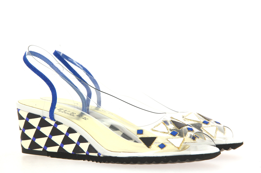 Azuree Cannes wedge sandals MOTI COMPO BLEUE