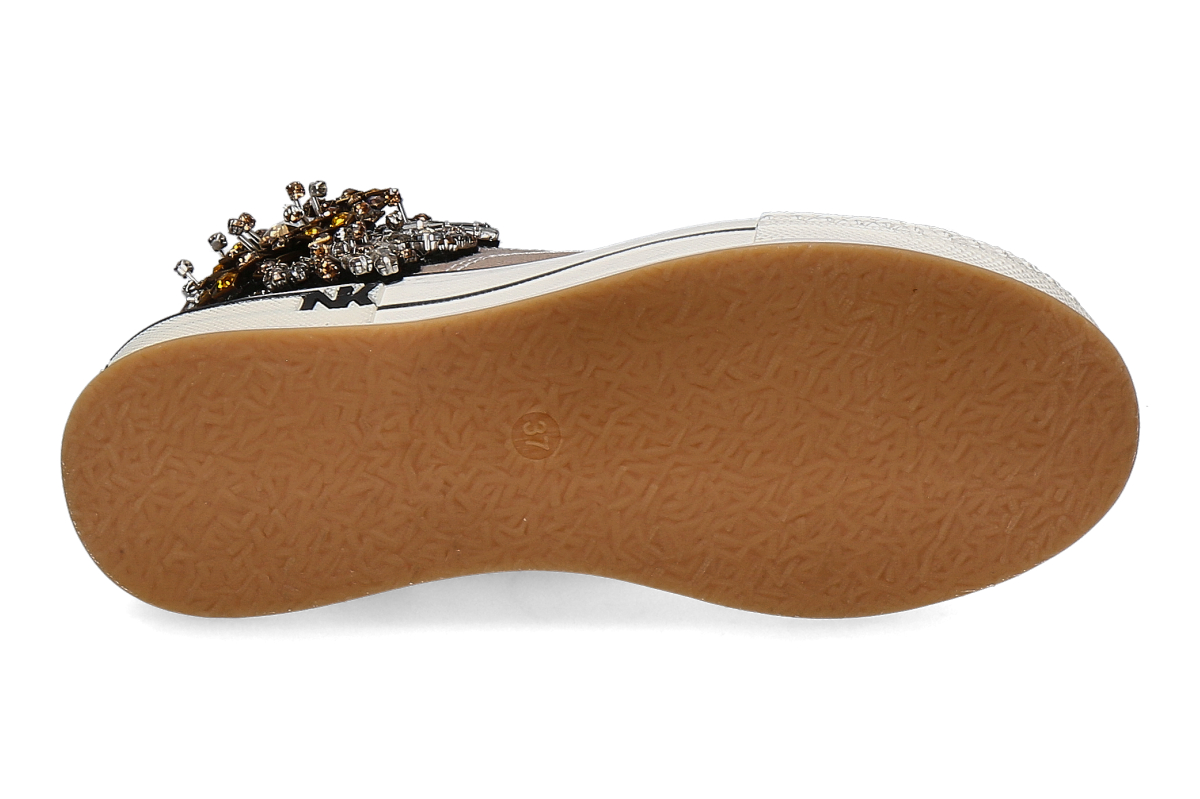 Nan-Ku Couture Damen- High Top Sneaker ESA31- taupe_232200122_4