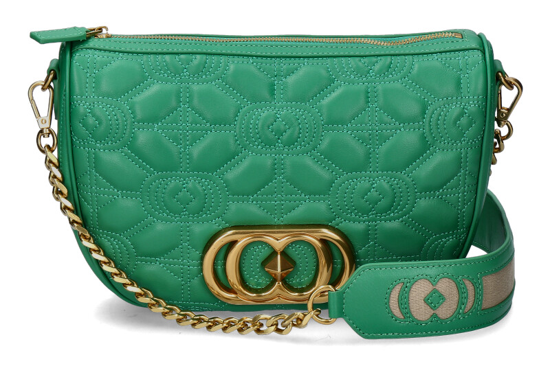 La Carrie shoulder bag LEATHER GREEN