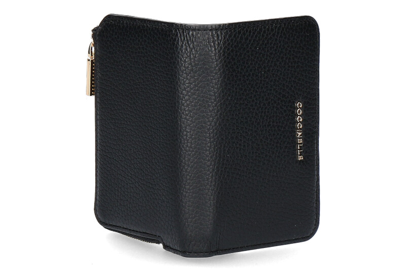 Coccinelle wallet LEDER METALLIC SOFT NOIR