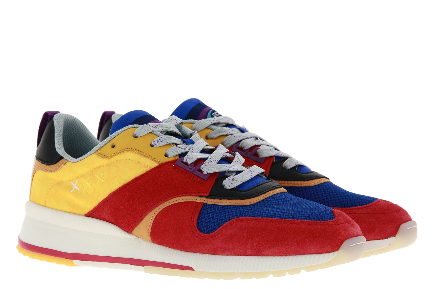 Scotch \u0026 Soda red men´s sneakers Vivex Wild Berry Red - Men's Shoes •  Differenta.com