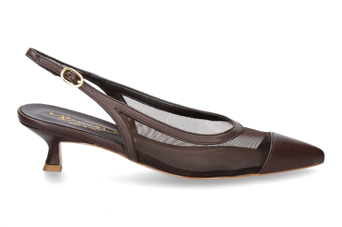 Bianca Di Slingpumps S509 ZANZA NAPPA- td moro/ dunkelbraun