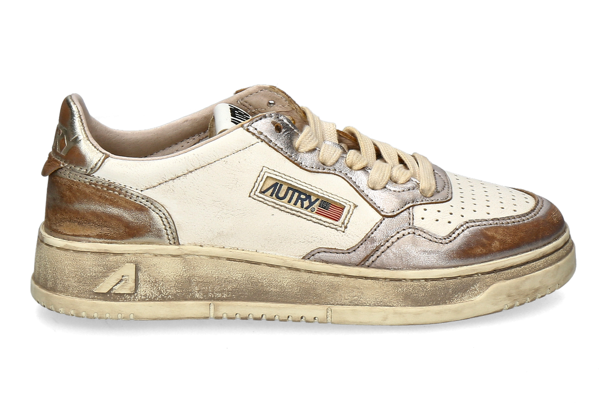 Autry women's- sneaker SUPER VINTAGE MT10- silver/ platinum