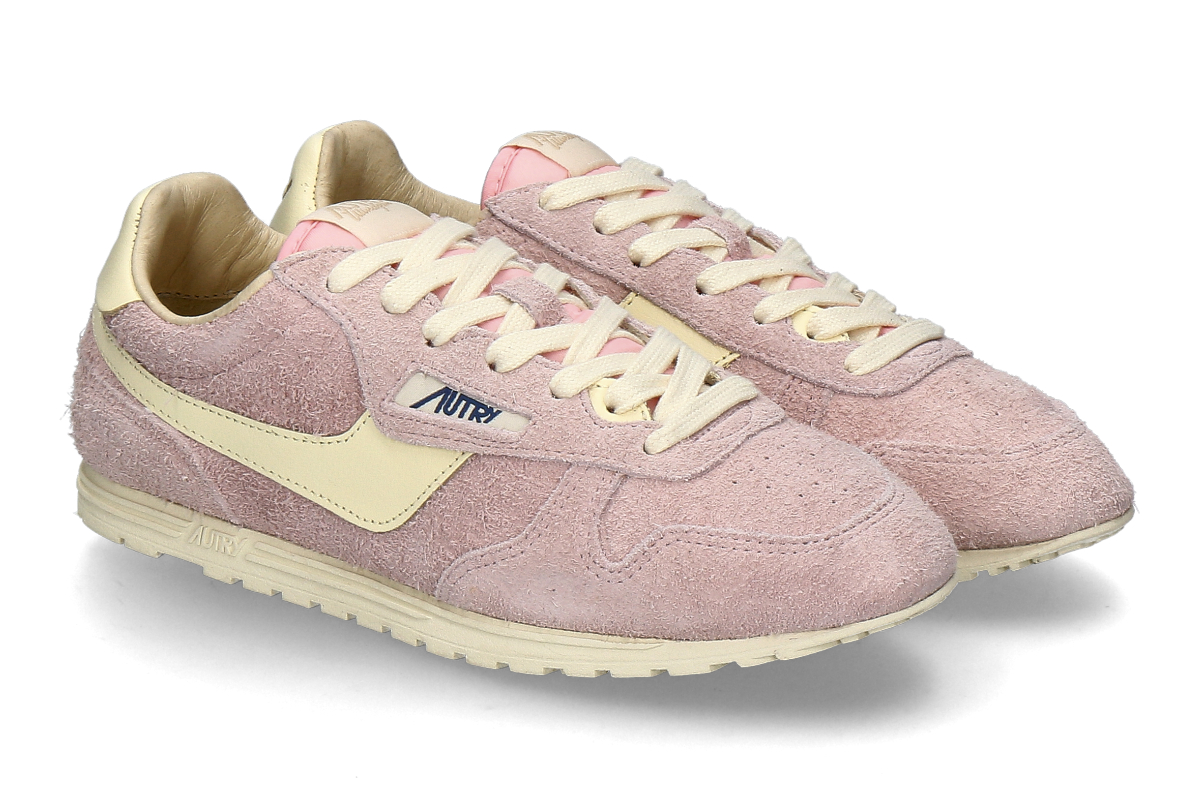 Autry women's- sneaker WINDSPIN SUEDE UB11- rosemary/ pink