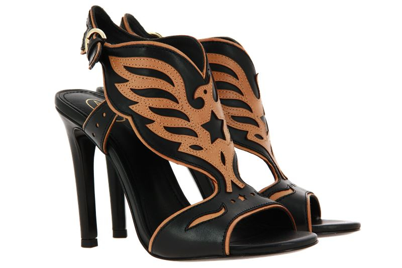 ASH high heels GALAXY SOFT BRASIL BLACK NUDE