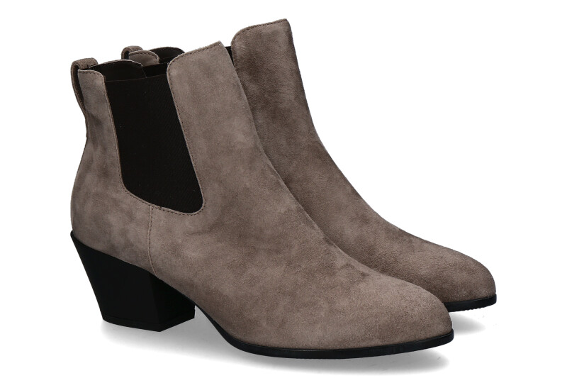 Hogan ankle boots BOOTIE CAMOSCIO STONE