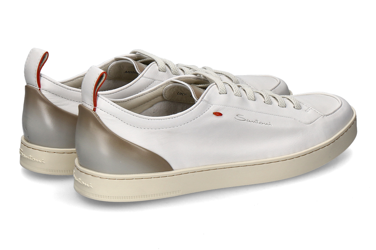 Santoni Herren- Sneaker MONTE CARLO- weiß_132100073_2