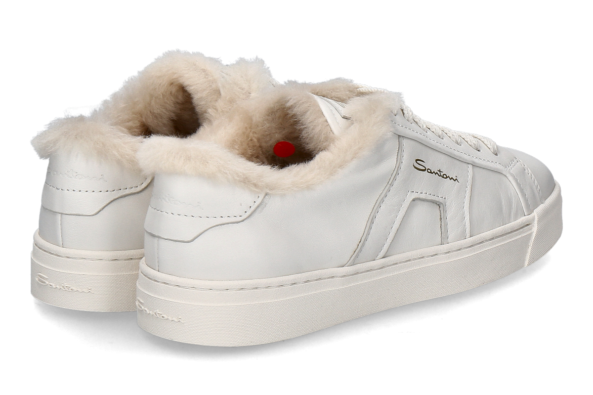 Santoni Damen- Sneaker gefüttert DBS NAPPA- white_232100232_2