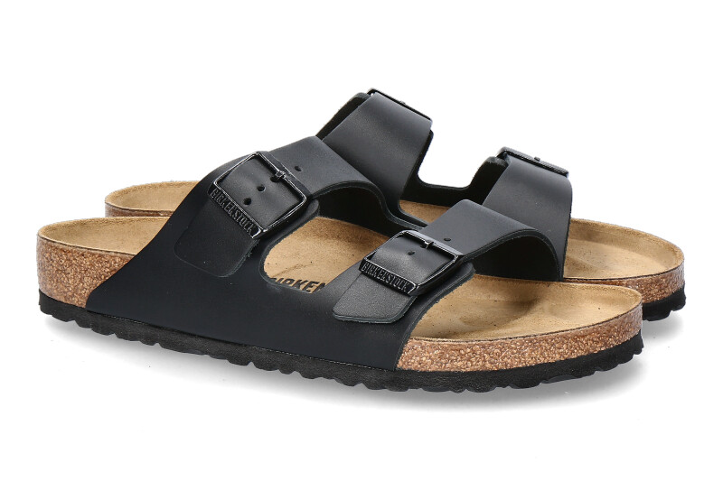 Birkenstock mules ARIZONA NORMAL LEDER- schwarz