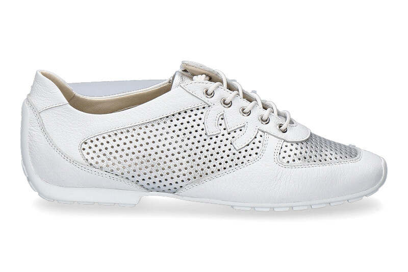 Mania sneaker LIRO LAMINATO BIANCO ARGENTO