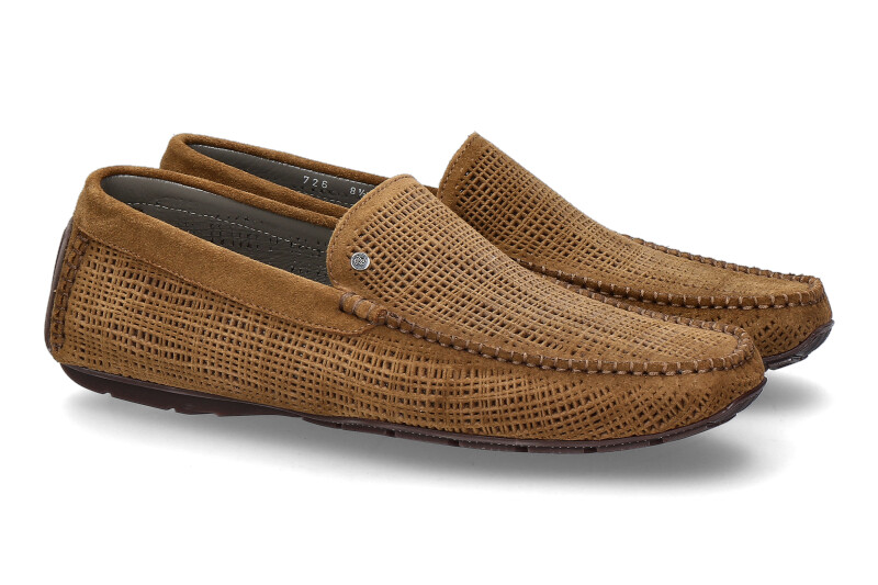 Aldo Brué moccasin NABUK TOBACCO