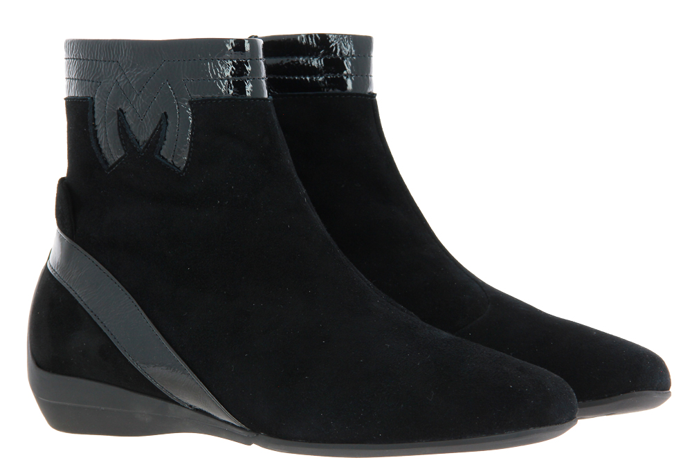 Mania ankle boots CAMOSCIO NERO