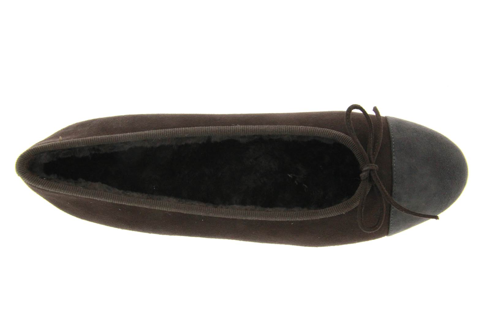 Unützer ballerina lined CAMOSCIO MORO ANTHRAZIT
