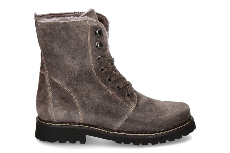 Dirndl + Bua boots lined VELOUR NATUR
