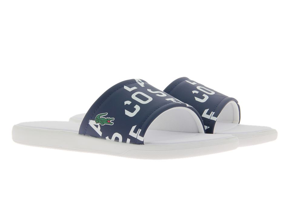 Lacoste mules SLIDE NAVY SYNTHETIC