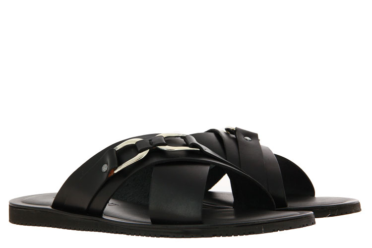 Emozioni mules LEATHER BLACK