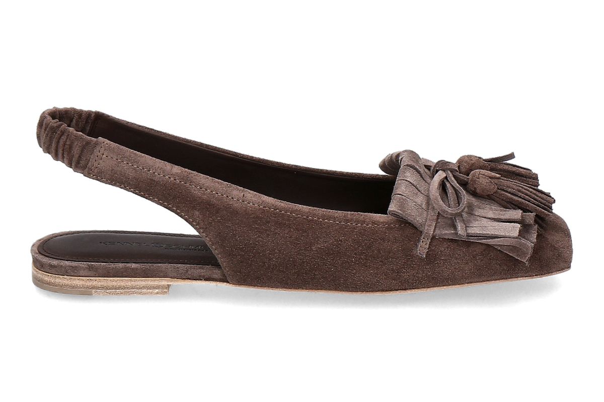 Kennel & Schmenger Slingballerina LEILA SUEDE- coco/ dunkelbraun