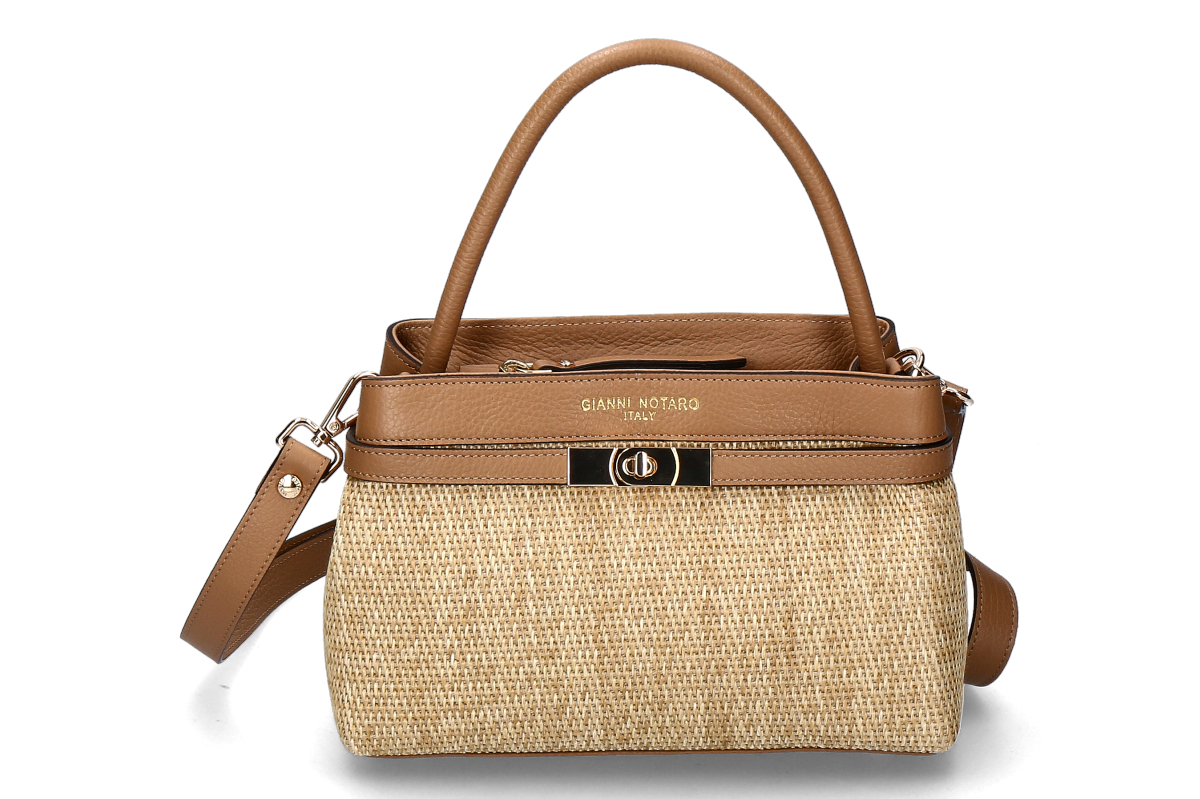 Gianni Notaro handbag- camel/ beige