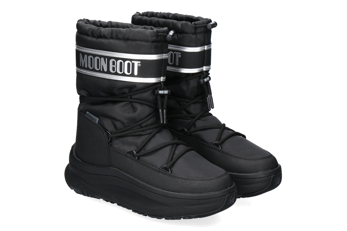 Moon Boot Boots MOON247 POLAR WP - black/silver/schwarz