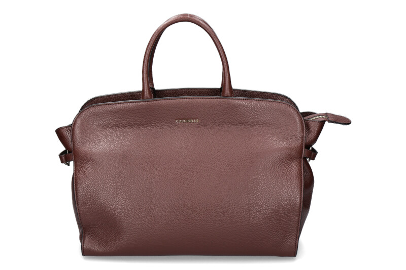 Coccinelle bag ELLA LEATHER CHOCOLATE