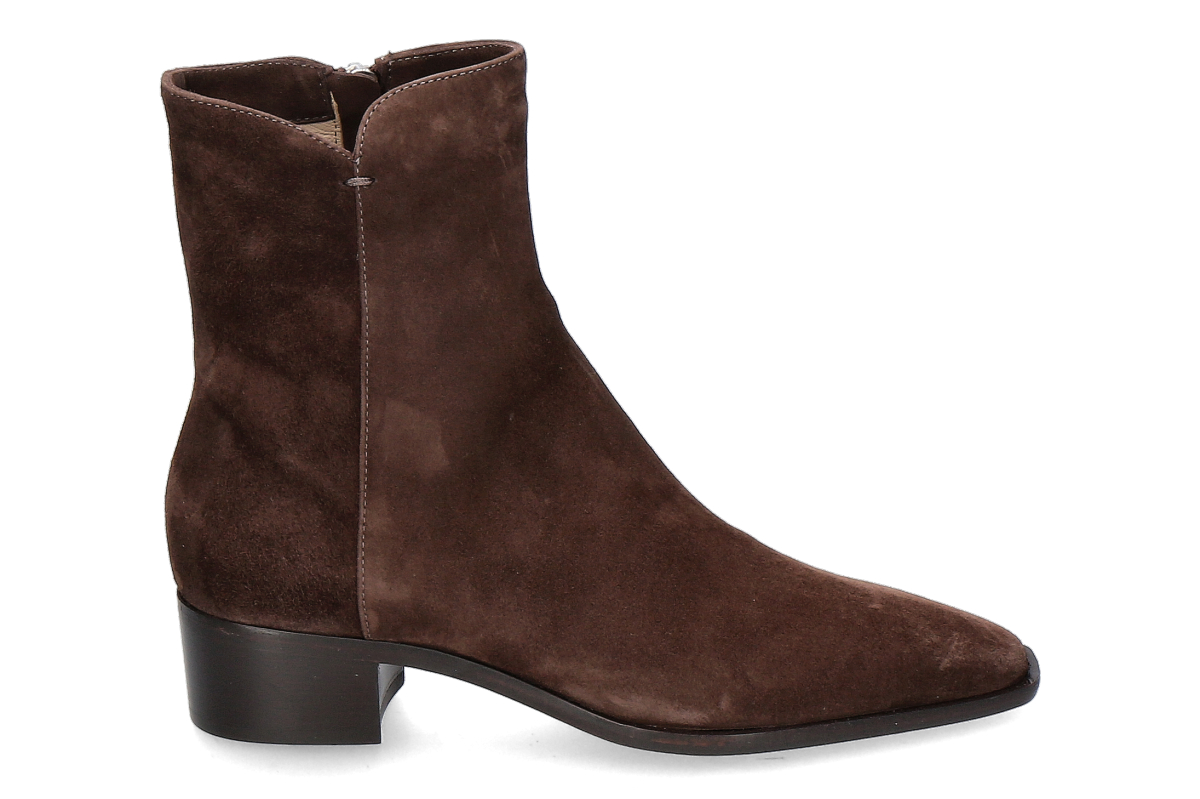 Pomme d'Or ankle boot LIA CAMOSCIO- espresso/ dark brown
