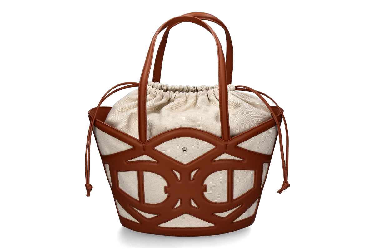 Aigner Shopper AZZURRA M- cognac brown/ beige
