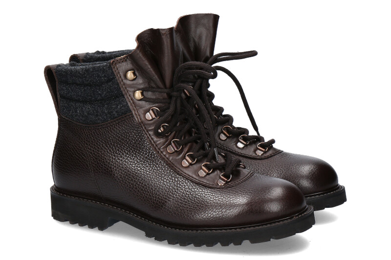 Ludwig Reiter lace-up ankle boots lined GEBRIGSJÄGER COUNTRY MOCCA