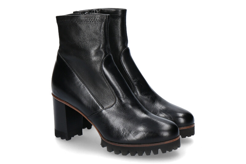 Truman's ankle boots VITELLO NERO NAPPA STRETCH