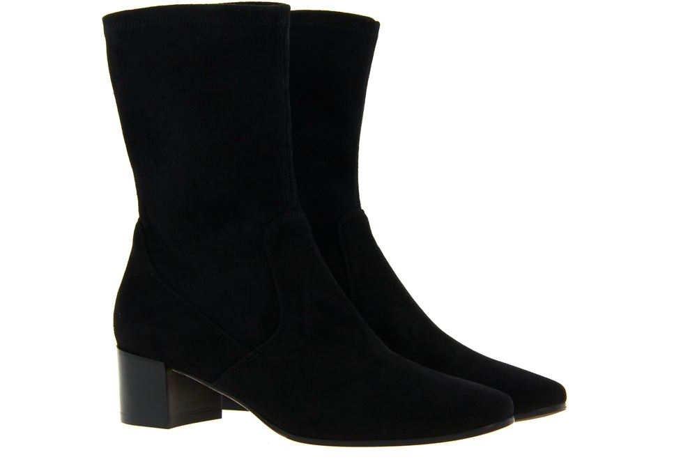 Unützer ankle boots CAMOSCIO VELUKID NERO