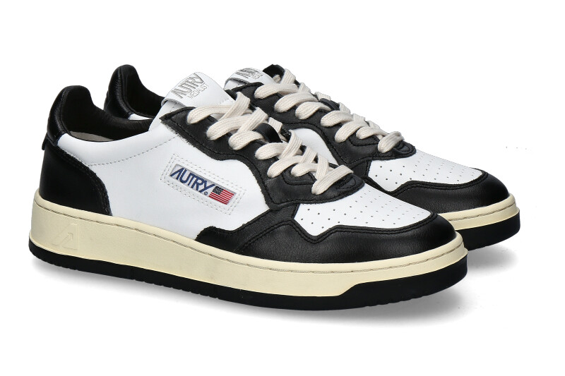 Autry men's sneakers WB01 MEDALIST- weiss/ schwarz