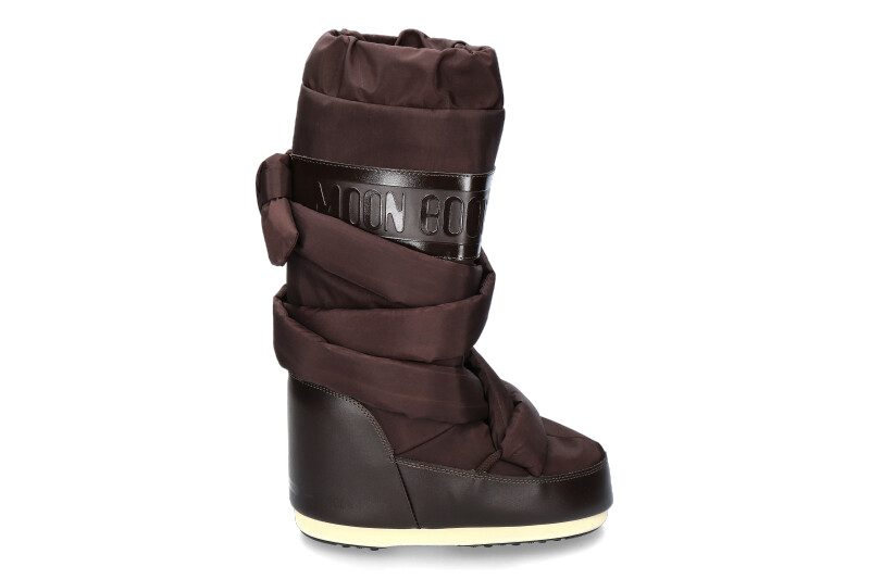 Moon Boot model ICON MEGA LACE DARK BROWN