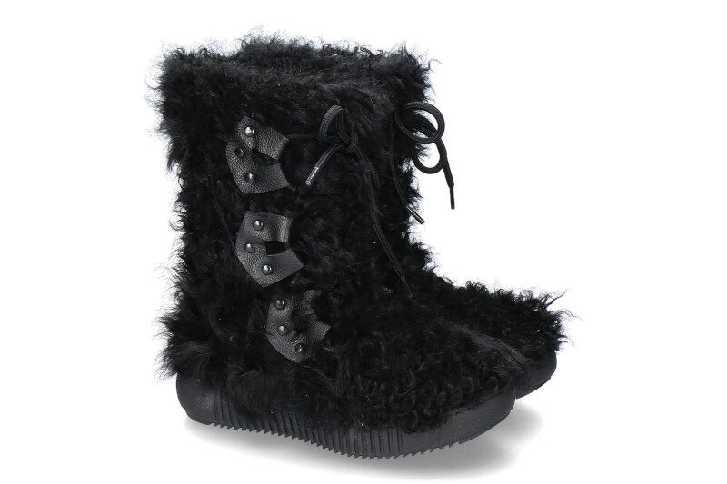 Oscar Sport fur boots ROSITA NERO