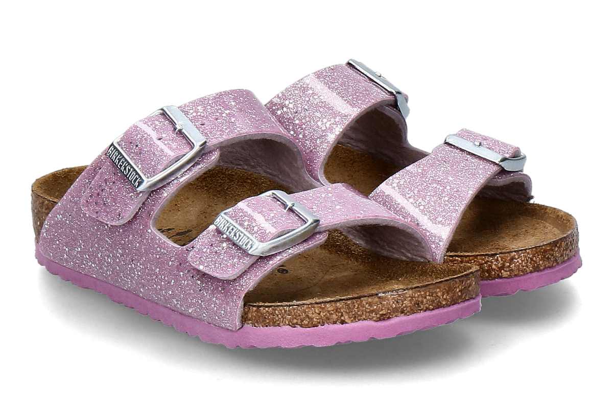 Birkenstock girls'- mules ARIZONA NARROW BS- cosmic sparkle lavender