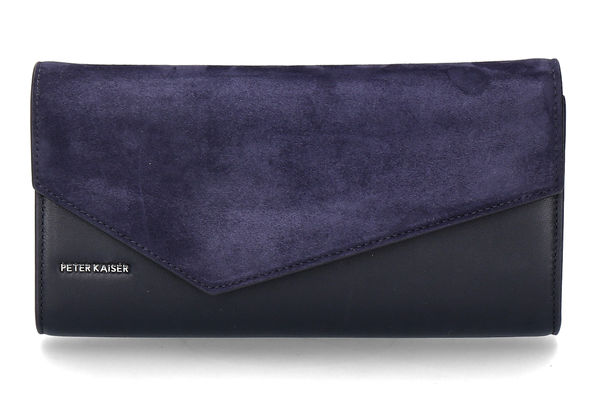 Peter Kaiser clutch BLUE NAPPA- dark blue