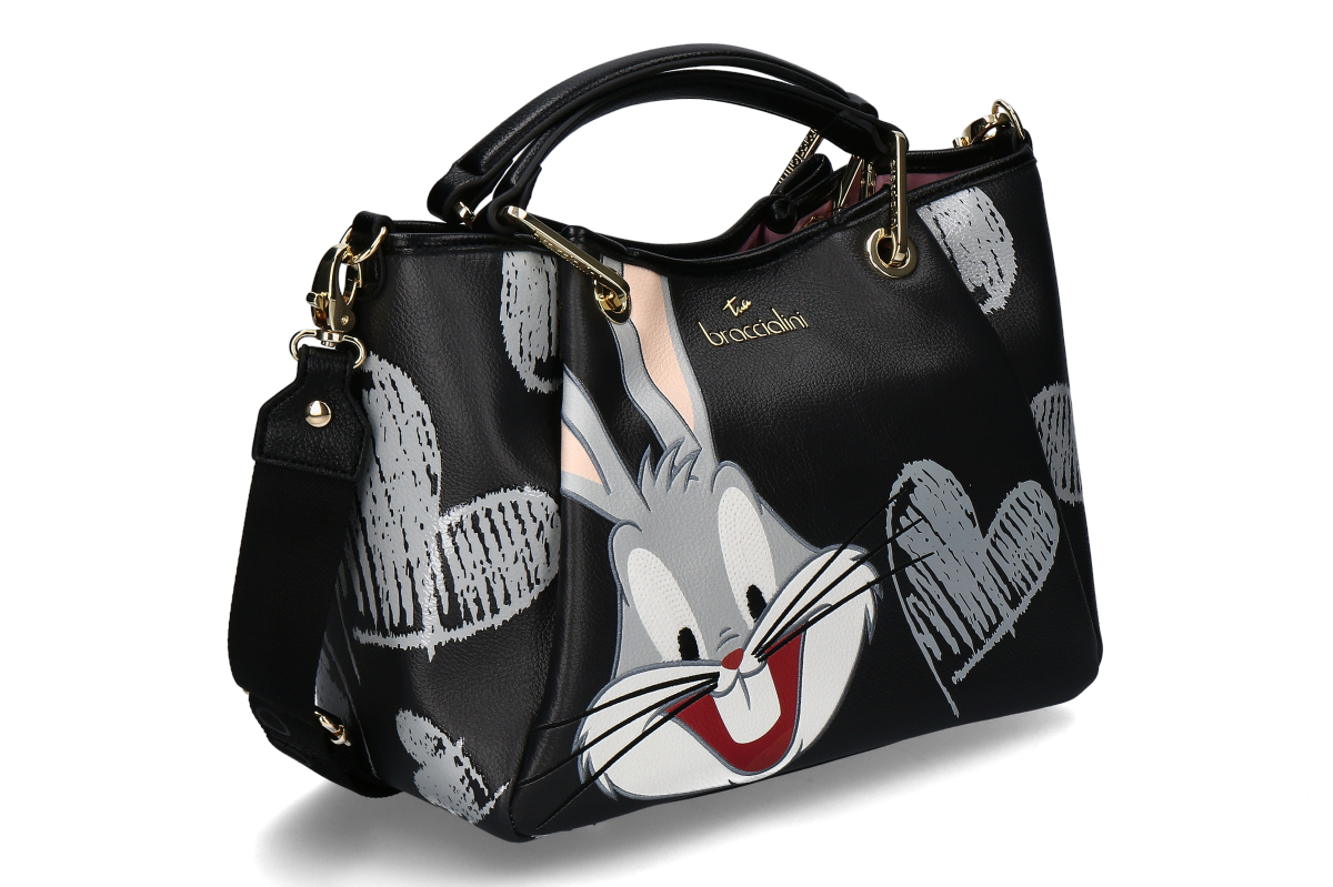 Braccialini Handbag BUGS BUNNY- black