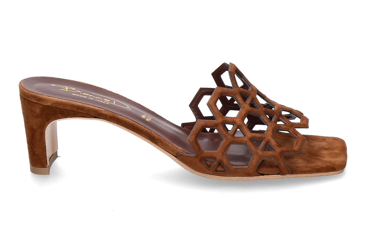 Bianca Di Pantolette S2591 CAMOSCIO- choco/ braun